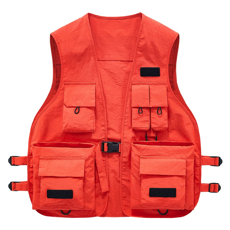 Summer vest for leisure, universal men's jacket, oversize