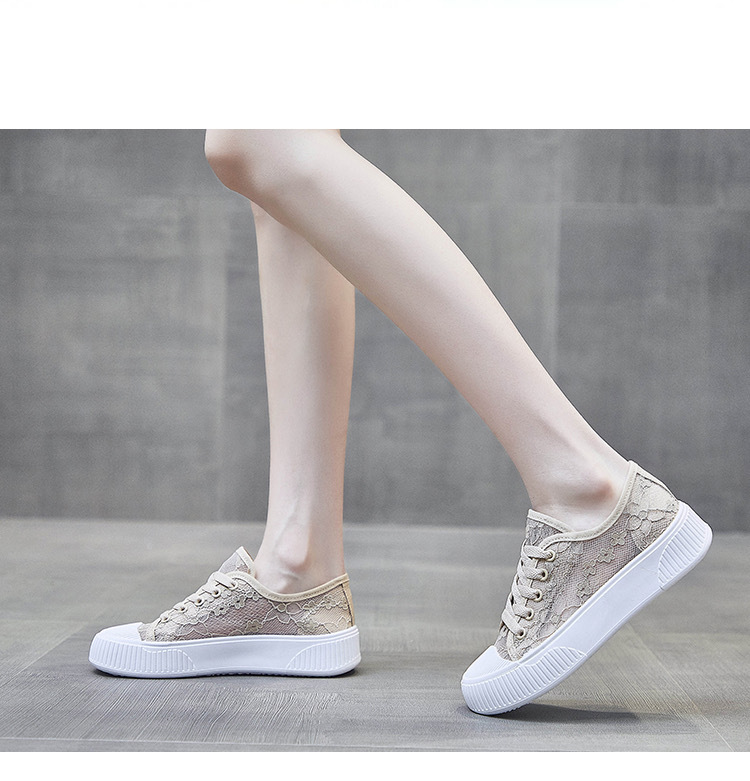 Student mesh neue sommer dünne kleine duft stil dicke sohle spitze weiß sport bord schuhe für frauen_voghion.com