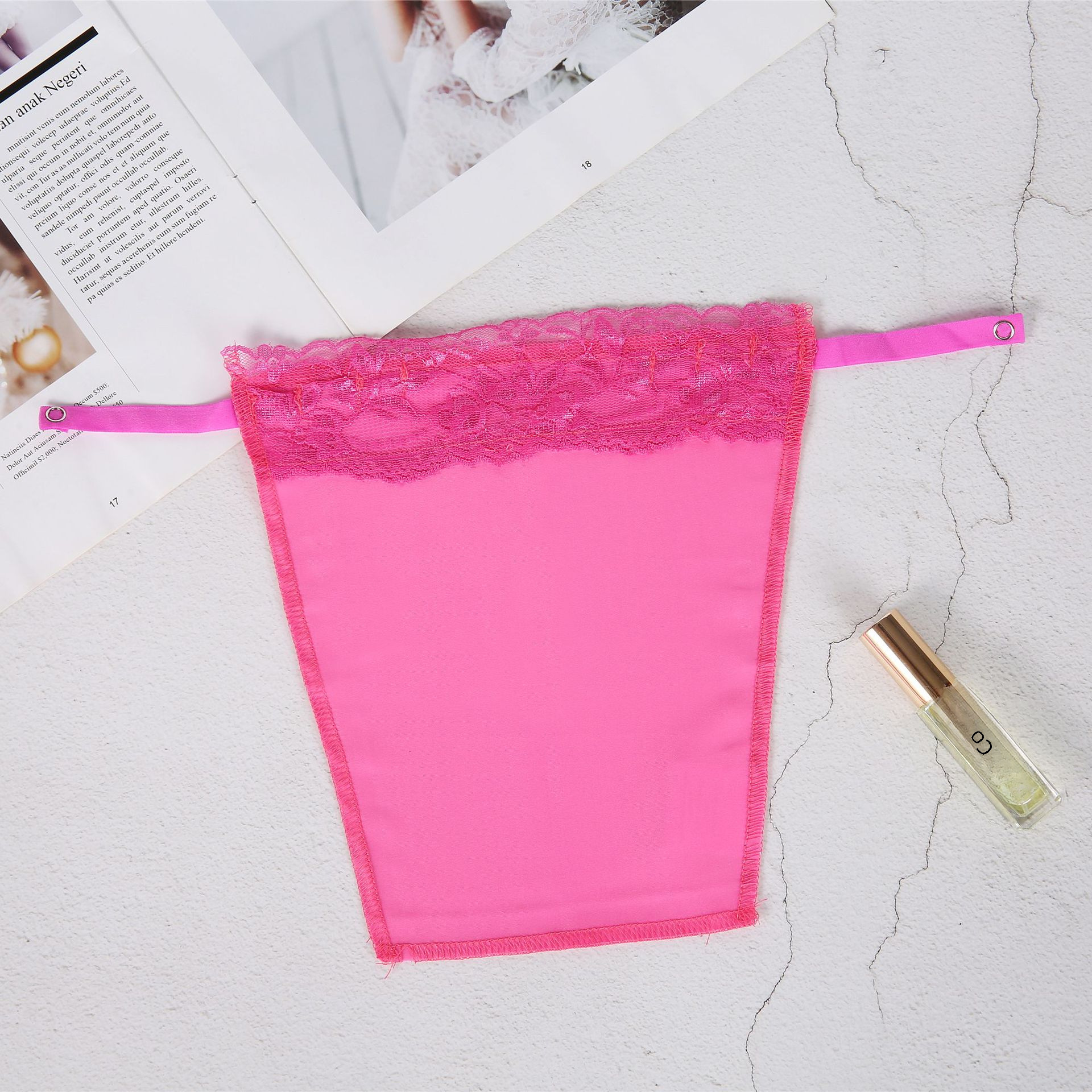Solid color lace protective underware