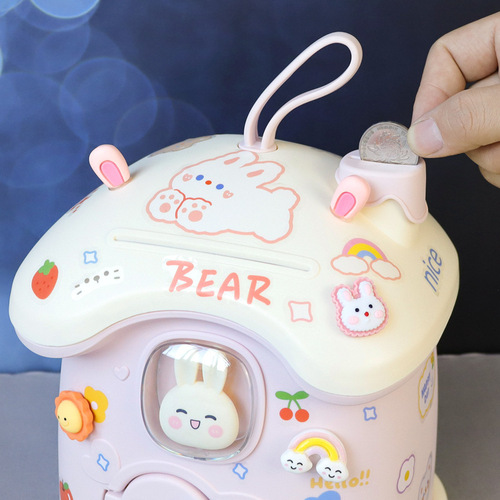 High-quality Appearance Saving Bank Children's Piggy Bank Large Capacity Can Save and Withdraw Male and Female Creative Birthday Gift Storage Box
