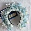 Beautiful hairpin [splendid and prosperous] blue one