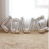 Large love aluminum film letters balloon birthday background wall decoration wedding wedding wedding marriage party layout