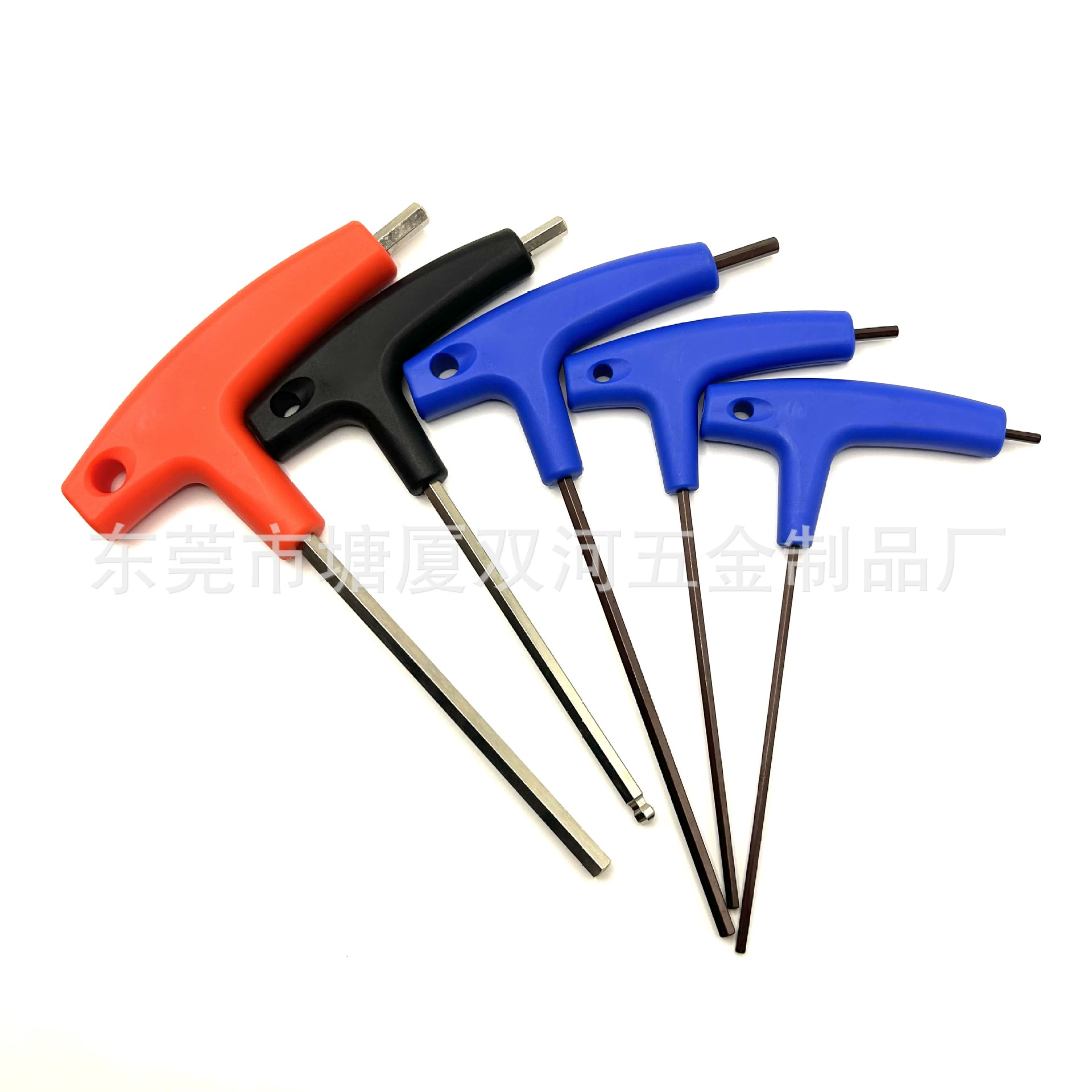 Двухголовый костыль внутренний шестигранный гаечный ключ T-образный отвертка двойного назначения 2,5-6mmS2 супер жесткий красноватый материал