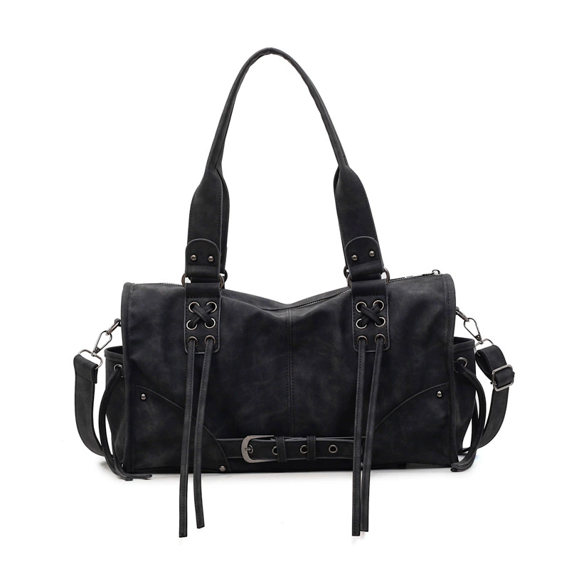 Retro handheld shoulder bag, pillow, capacious one-shoulder bag, high-end