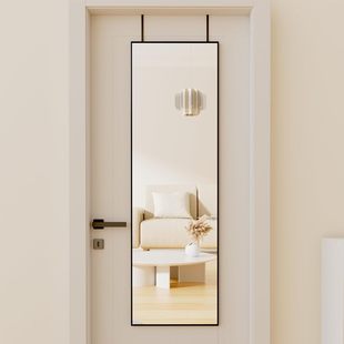 Nordic Dressing Mirror, Full-Length Mirror, Wall-Mounted Home Bedroom Floor Mirror, Clothing Store Fitting Mirror, Wall-Mounted Mirror