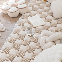 Meleade-style Patchwork Bedside Mat, Bedroom & Kids' Room Floor Mat, Door Mat, Living Room Patchwork Rug, Crawling & Tummy Time Playmat