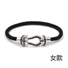 Trend woven bracelet, European style, micro incrustation, three colors, wholesale