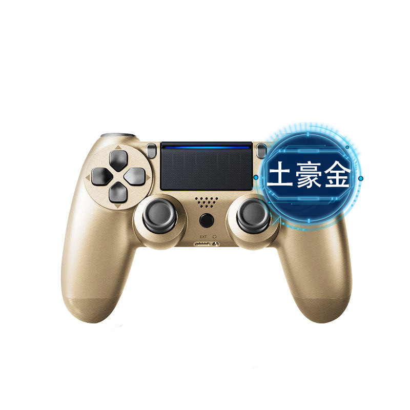 Ventas directas de fábrica Ps.4 controlador de pc de mango inalámbrico vibración de seis ejes giroscopio somatosensorial Bluetooth P4 gamepad