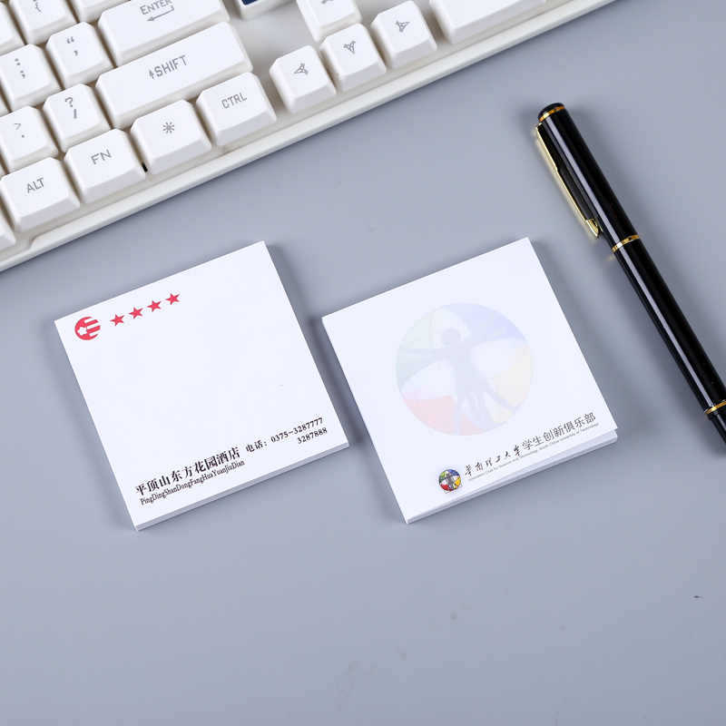 Pequeño anuncio de color Post-it Personalizado Cuaderno de notas Personalizado Personalizado Logotipo de la empresa Pegatinas de la escuela