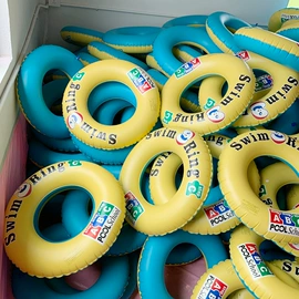 游泳圈;游泳辅助用品;卡通气模玩具