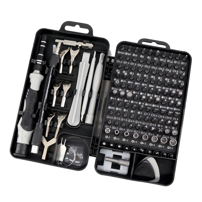 135-en-1 juego destornillador telégrafo lote ordenador reloj reparación de precisión destornillador multiusos traje de combinación