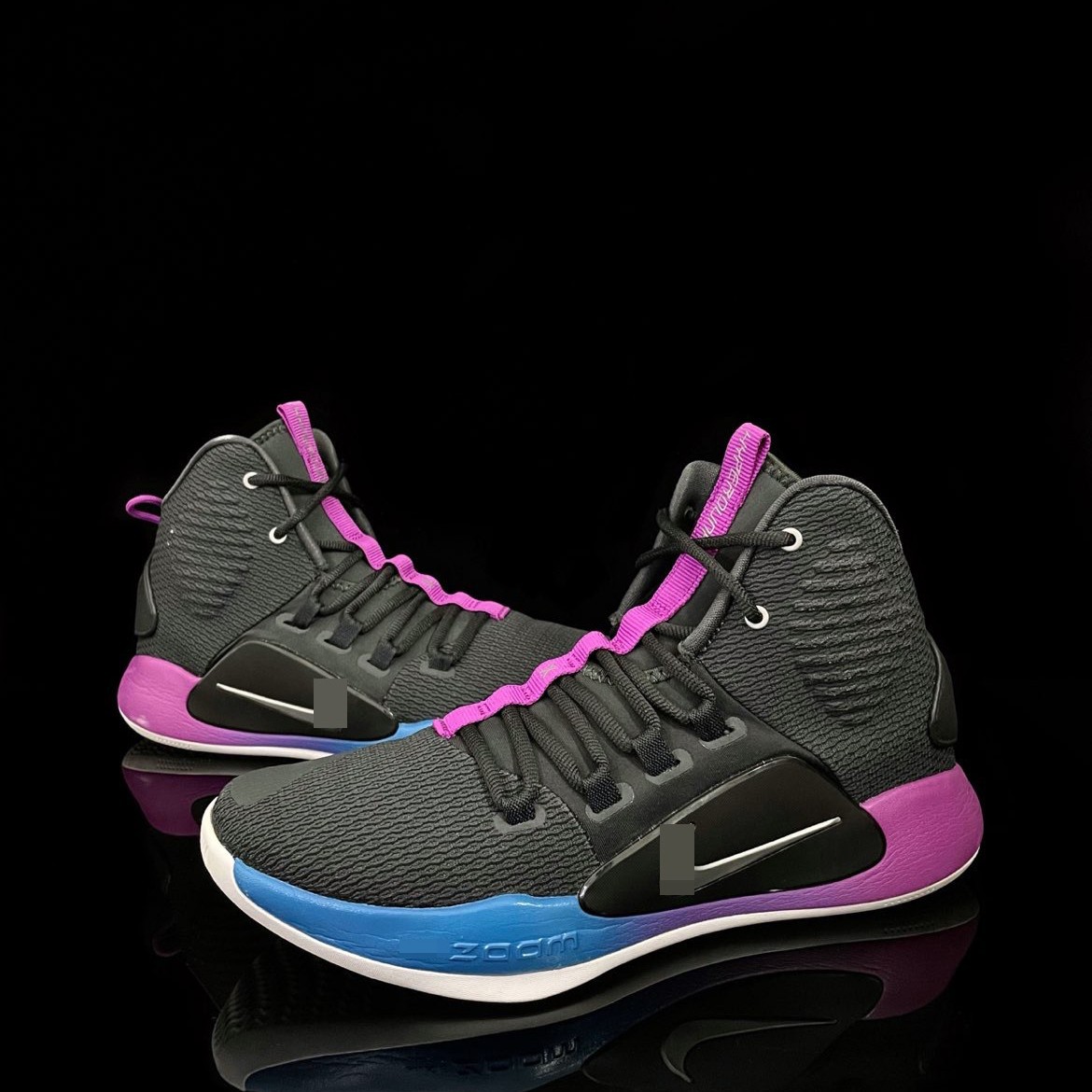 Putian 신발 HYPERDUNK X 농구 남자 신발 HD 하이 탑 노스 캐롤라이나 블루 로우 탑 에어 쿠션 실용적인 농구 신발 스포츠