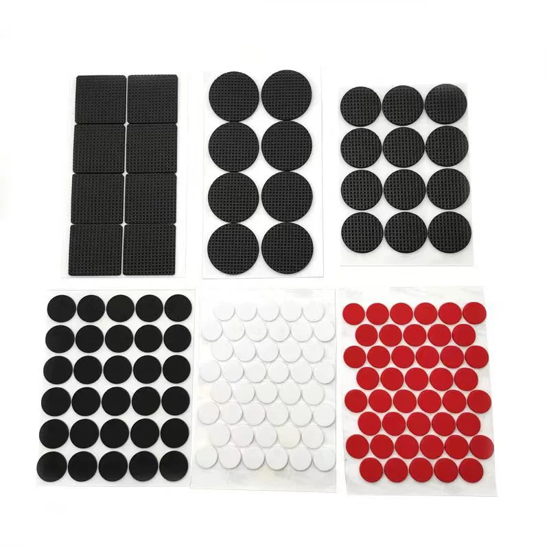Самоклеящиеся EVA ножные коврики противоскользящие спотовые черные столы и стулья резиновые коврики круглая сетка пены коврики для мебели