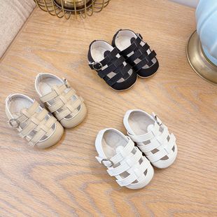 Korean Style Summer New Baby Toddler Shoes Soft-soled Sandals for Boys and Girls Head Bag Breathable Velcro