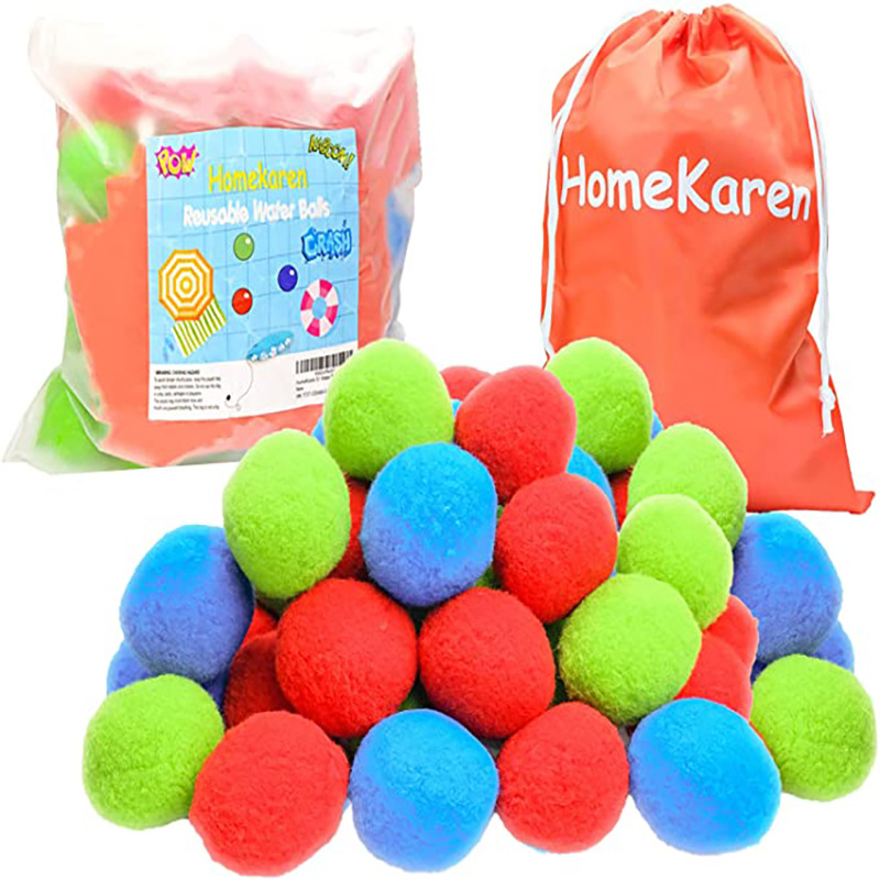 Cross-border new water ball cotton ball water balloon children's water game water ball outdoor swimming pool beach toys