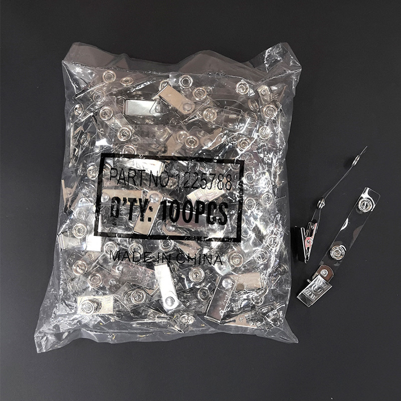 Brand Clip, Id Clip, Badge Clip, Card Buckle, Work Permit Buckle, Metal Clip, Badge, Pvc Buckle, Iron Clip Buckle