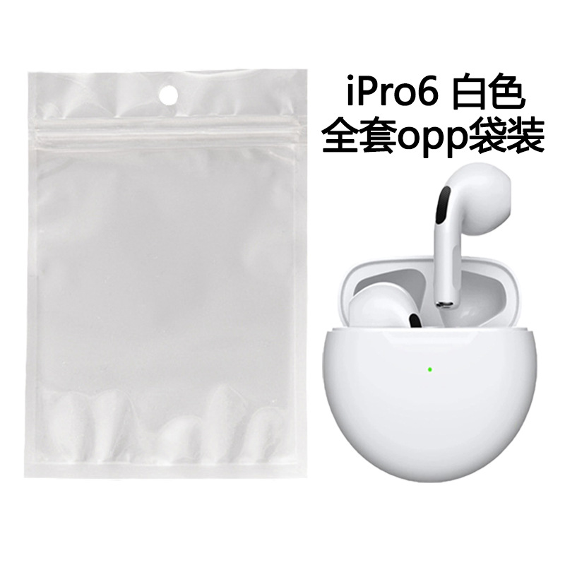 Nuevo transfronterizo real auricular Bluetooth inalámbrico Pro6 macaron TWS deportes estéreo táctil entrega transfronteriza