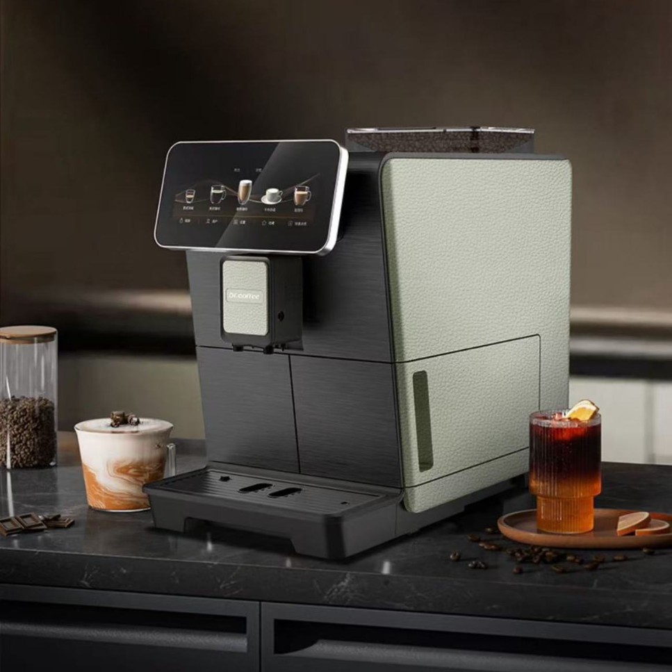 Dr. Coffee 커피 머신 홈 이탈리아 완전 자동 미국식 뜨겁고 차가운 우유 거품 19bar 지능형 작동 Hot300