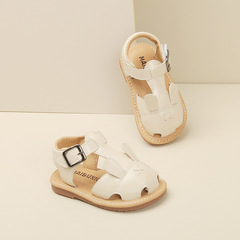 女童寶寶學步鞋子卡通嬰兒包頭涼鞋夏季韓版公主童鞋兒童鞋包頭鞋