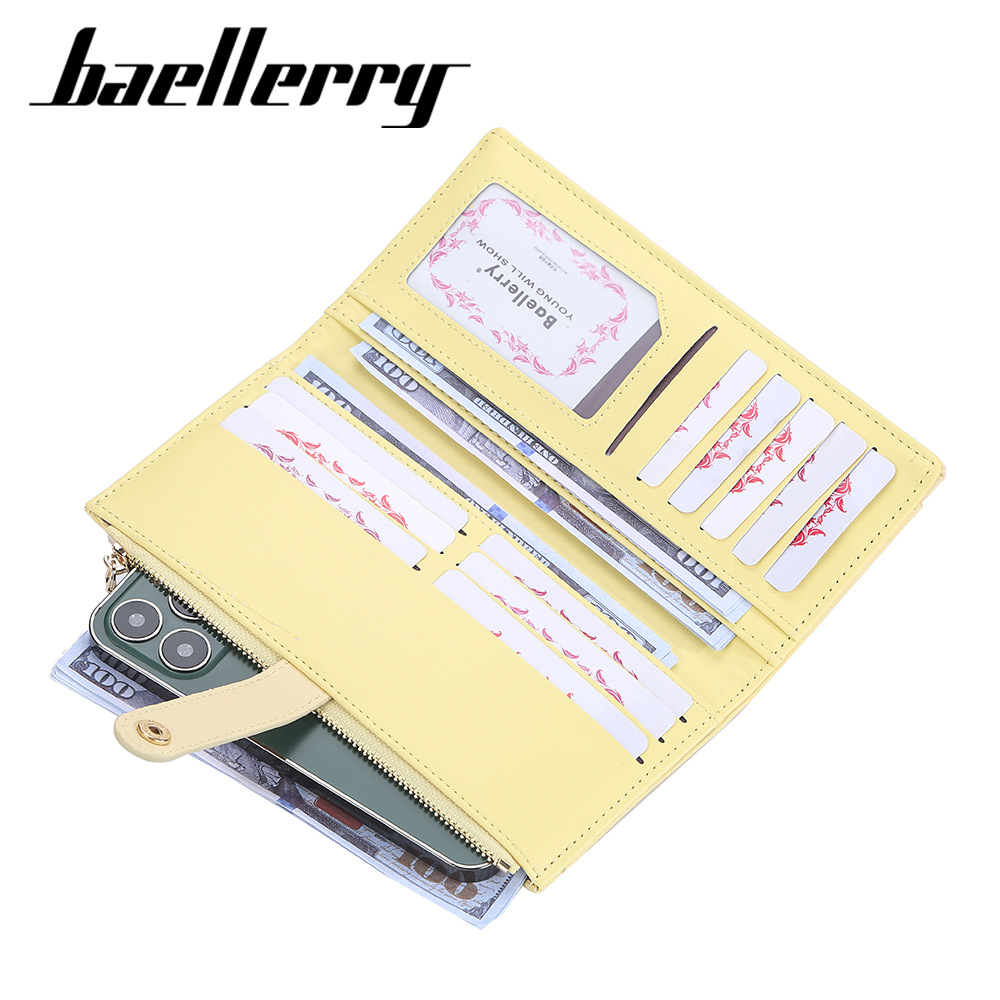 2024 New Wallet Women's Long European and American Crocodile Pattern Multi Card Women's Handheld Bag Fashion Casual Versatile Phone Bag_voghion.com