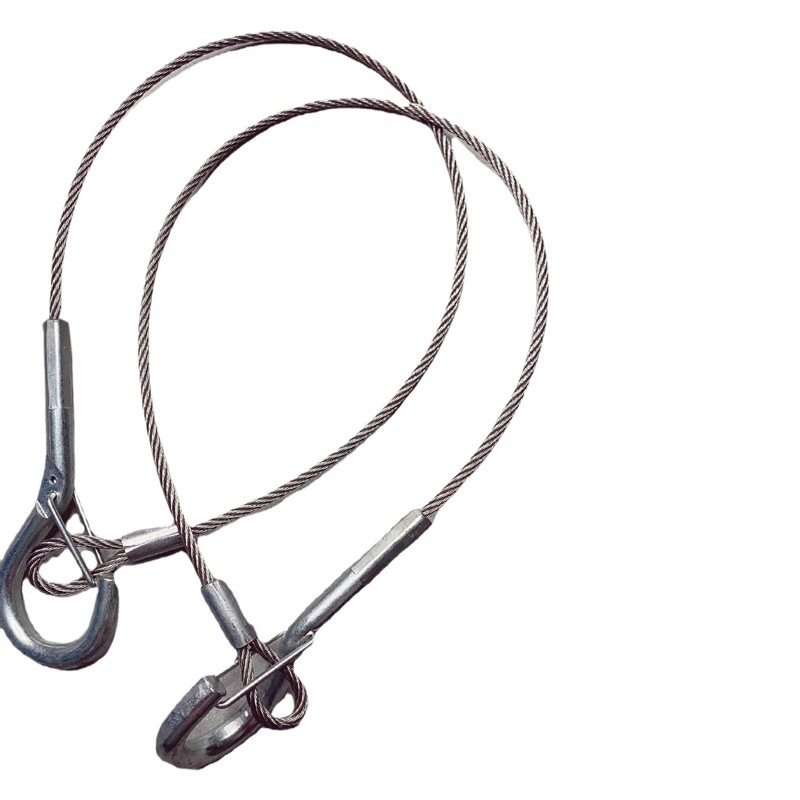 Канат из нержавеющей стали трос с резиновым покрытием оцинкованный трос цветной трос в наличии страховочный трос из стальной проволоки