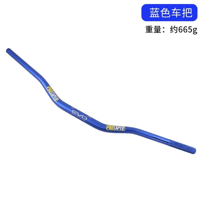 Protector Anti-Fall Evo Pro28Mm – Motorcycle Handle Cover - evd-handlebar-28mm-blue