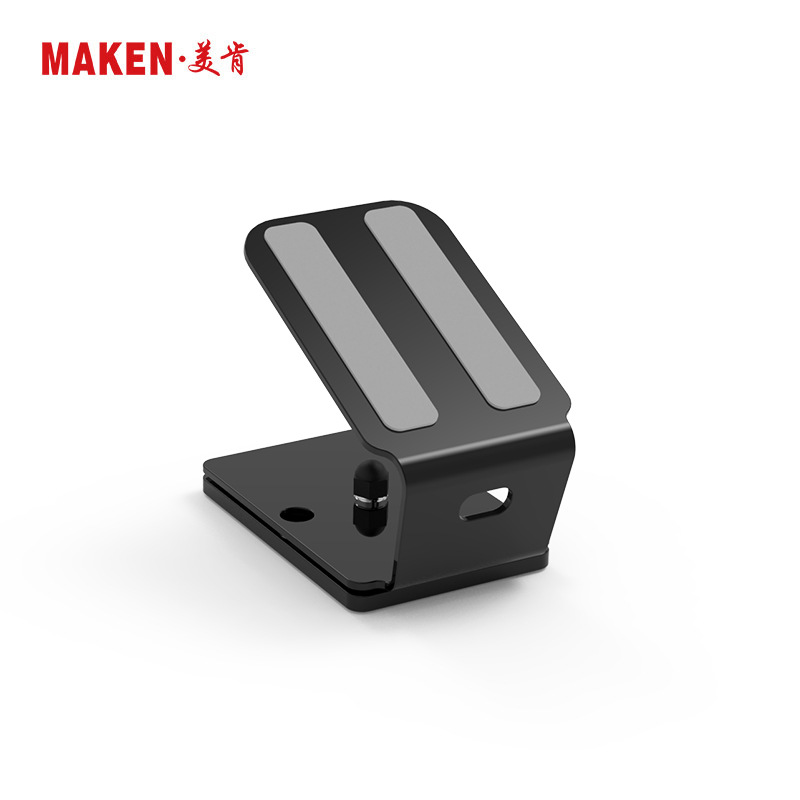 桌面式钣金刷卡器支架 商用可旋转POS机底座展示架