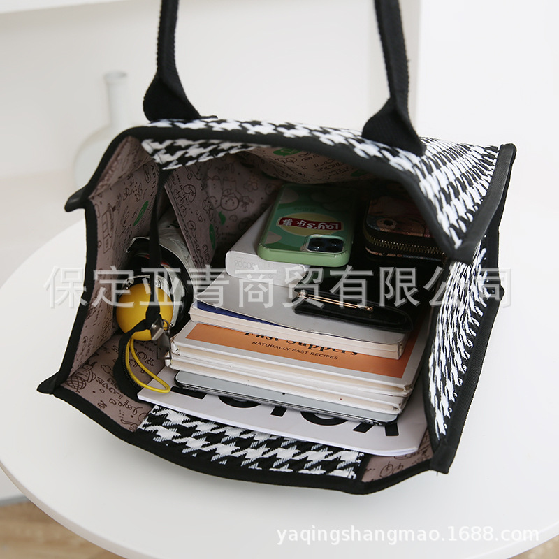 Nuevo bolso de moda de gran capacidad de alto grado de trabajo de cercanías bolsa de tela de almacenamiento ins