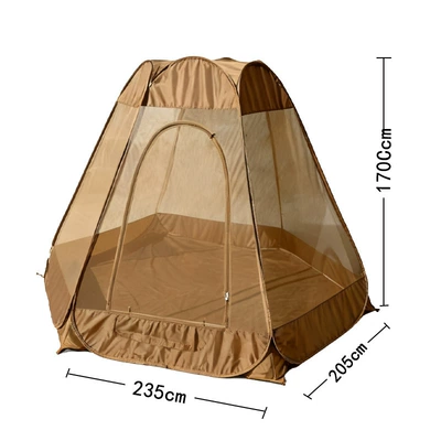 Summer Camping, Tent, Double Picnic – Avtomobil dam çadırları - hexagonal-brown-1-2-people