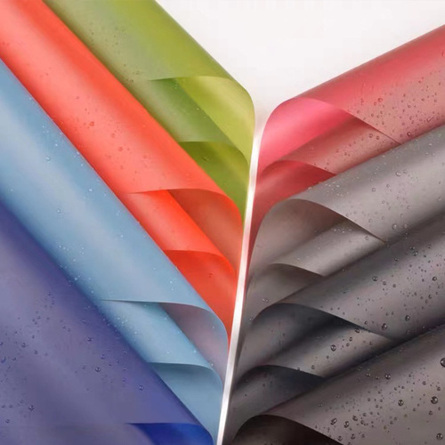 Korean solid color plain paper flower wrapping paper translucent waterproof matte paper bouquet paper floral wrapping paper material