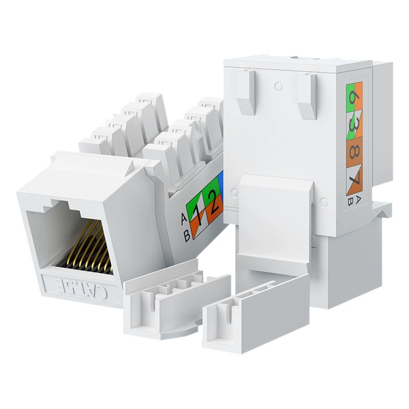 Суперпять классов неэкранированных сетевых модулей CAT5E 100 ME Сетевые провода Розетки Панельный модуль RJ45 Сетевой кабель