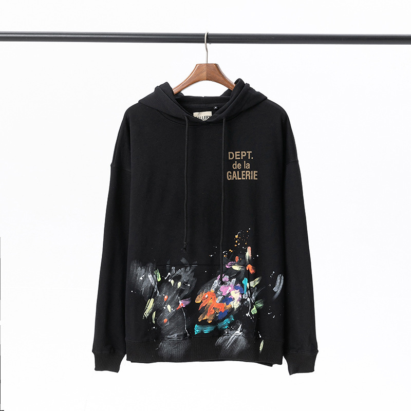 クロスボーダー卸売 GALLERY DEPT 落書きレターハイストリートパーカージャケットカップルスウェットシャツジャケットロングパンツ|undefined