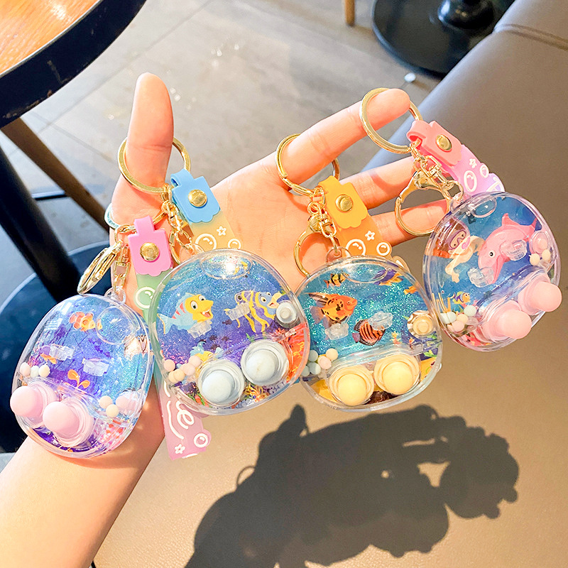 Creative Educational Toys Ring Shooting Water Machine Childhood Memories Palm Water Ring Game Machine Nostalgic Toys