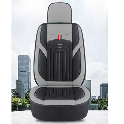 Seat cushion, seat cover Linen Material for Sany, Doosan - gray-standard-edition-single-seat
