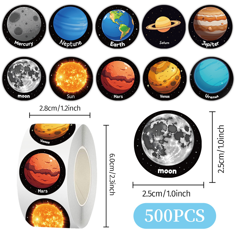 Cien tipos de dibujos animados pegatinas de animales rollo de recompensas para niños materiales didiy papelería cuaderno cinta adhesiva decoración