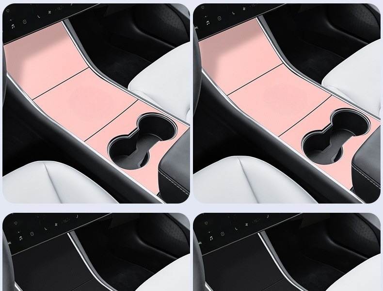 Applicable to Tesla ModelY/3 Central Control Panel Film Rejuvenation New Edition Sticker Protective Film Leather Car Accessories