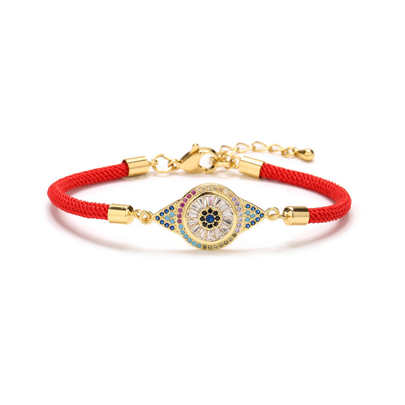 Fashion Eye Copper Bracelets Plating Zircon Copper Bracelets