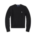 Sweater round neck black white label