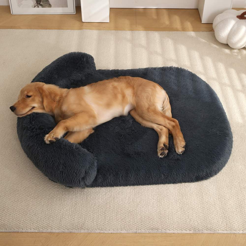 Nuevos productos de peluche perros perros perros cama cama de perros invierno cálido colchón de lujo para perros grandes