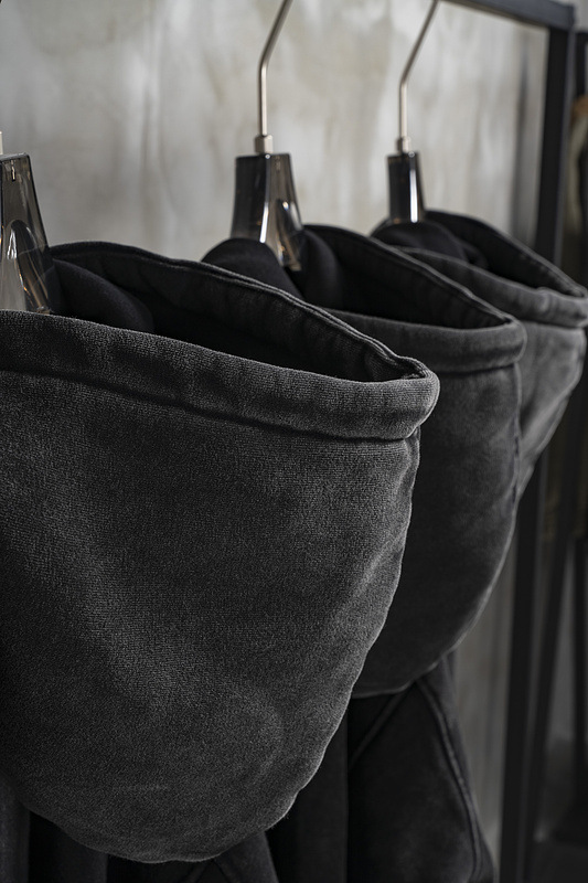 Title 5, Vintage Washed Plush Shorts Hooded Womens Sweater