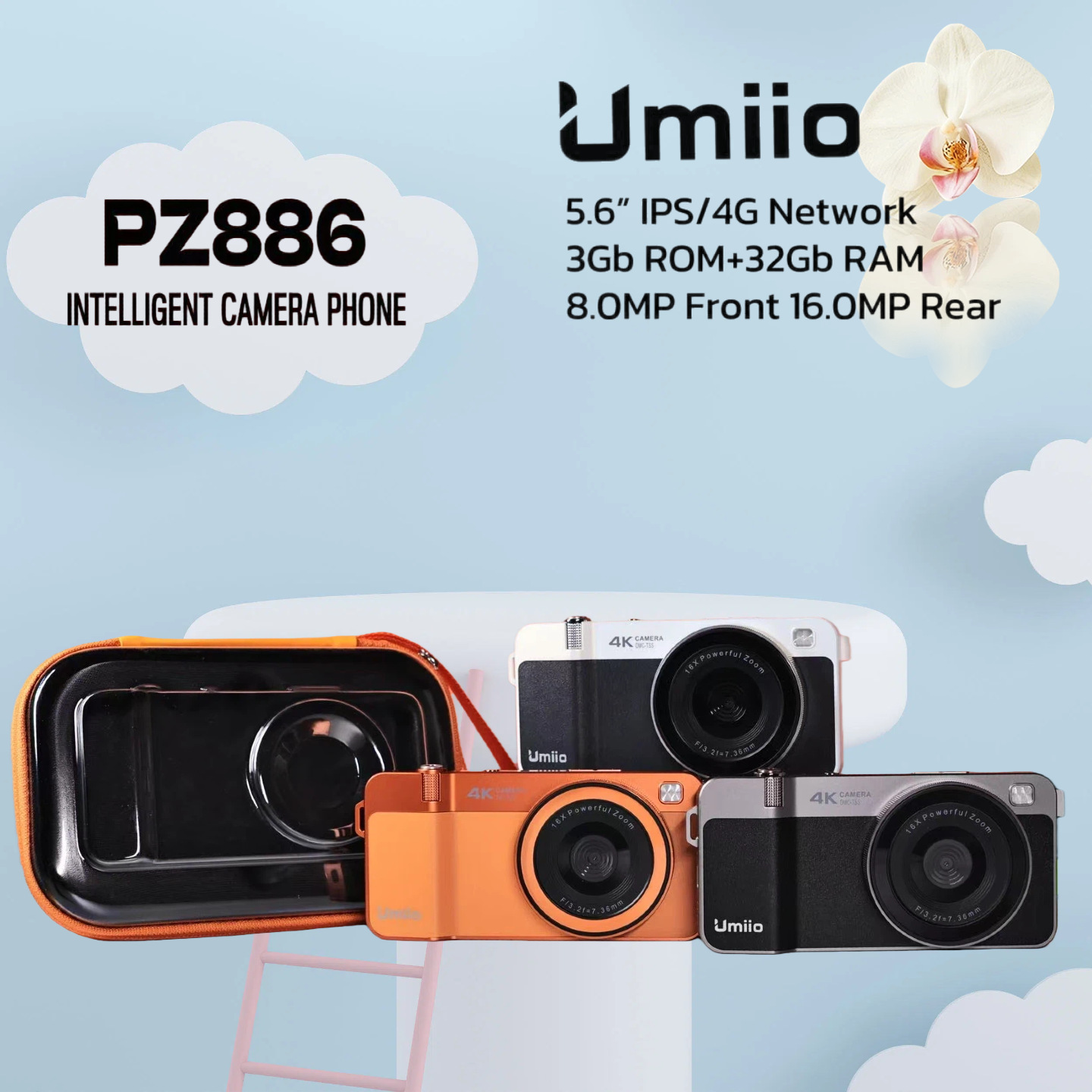 Umiio 5.6-Inch 4g Android 10.0 Smartphone Camera Phone Can Take Photos and Is a Great Gift