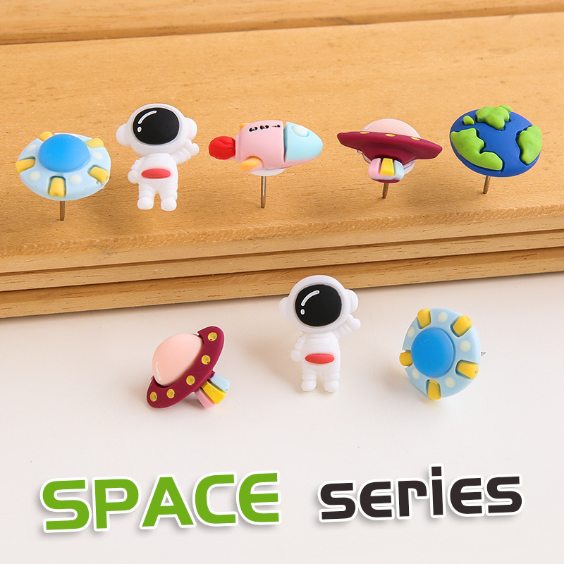 Creative aerospace astronaut, board, layout, decorations, 5 pieces