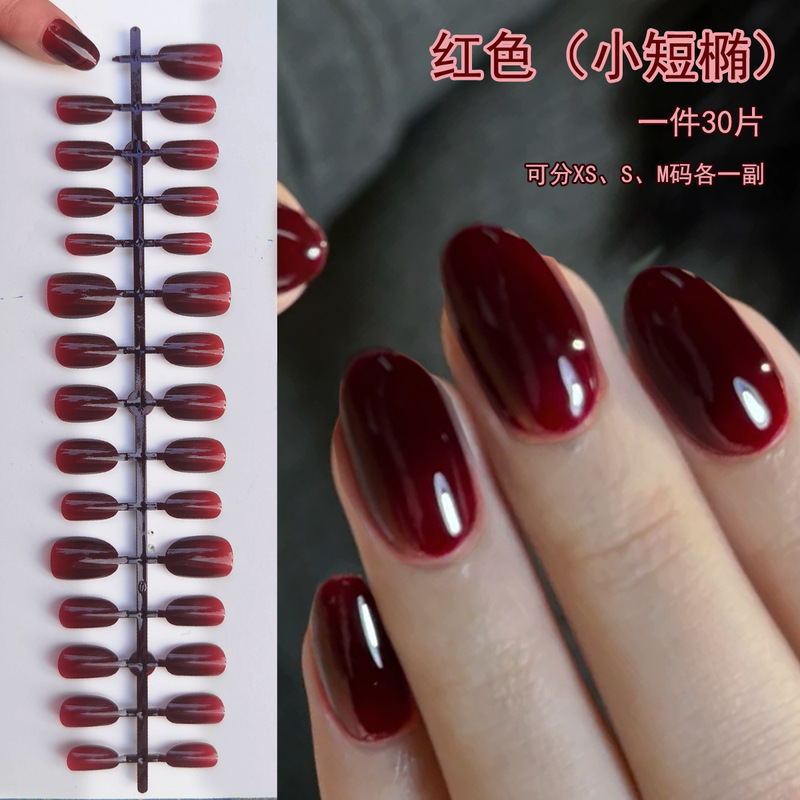 Finished Wearable Nails in White and Red Cherry Design, 2026 New Year and Christmas Short/Medium/Long Styles Finished Wearable Nails in White and Red Cherry Design, 2026 New Year and Christmas Short/Medium/Long Styles