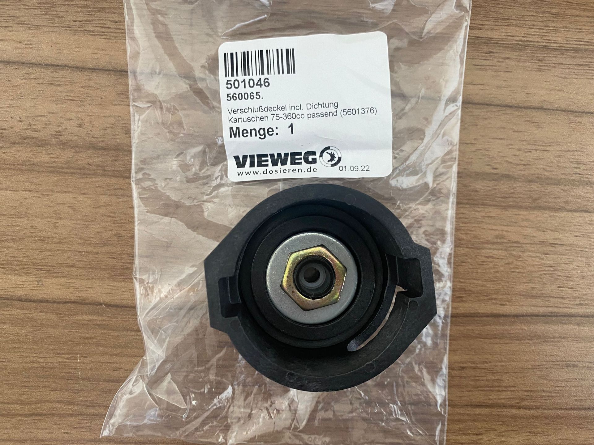 原装进口供应 VIEWEG金属密封件 盖子560065