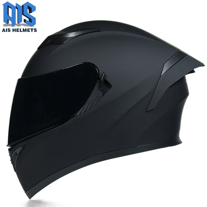 티 미러 + 테일 윙이 포함된 매트 블랙