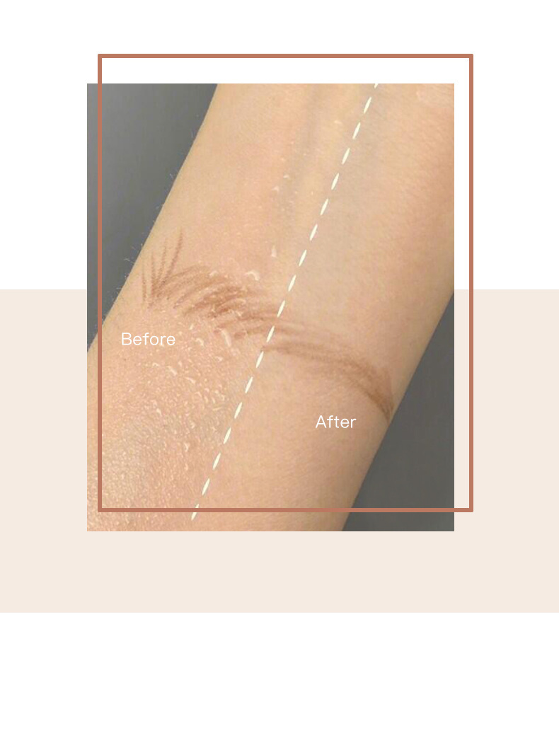 NOVO wooden hard-core double-ended eyebrow pencil is waterproof, sweat-proof, and does not fade. Each tip is distinct. It has a pencil style and can be used to shave duck beaks and flat heads undefined
