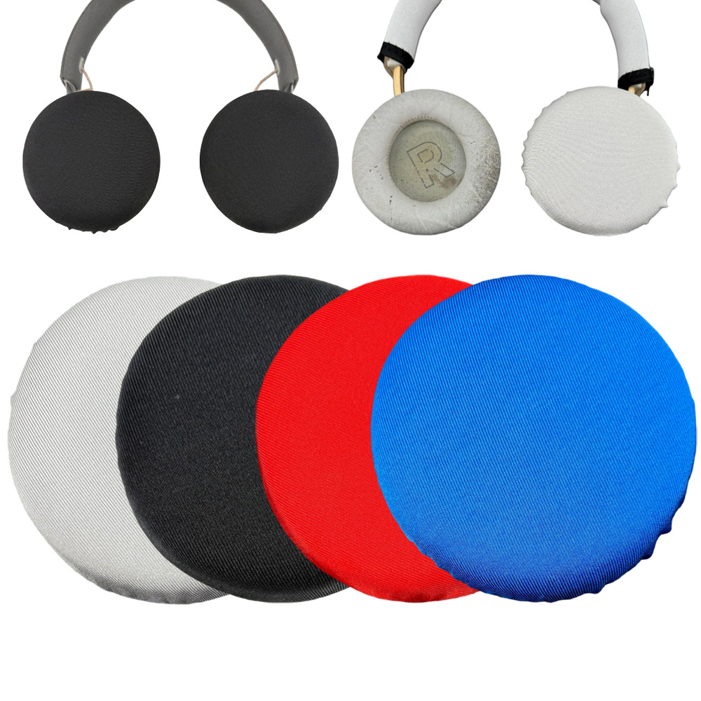 Non-Disposable Headphone Covers, Dust Caps, Dust Covers, Elastic Lycra Dust-Proof, Sweat-Proof, and Dirt-Proof Protective Covers, Sponge
