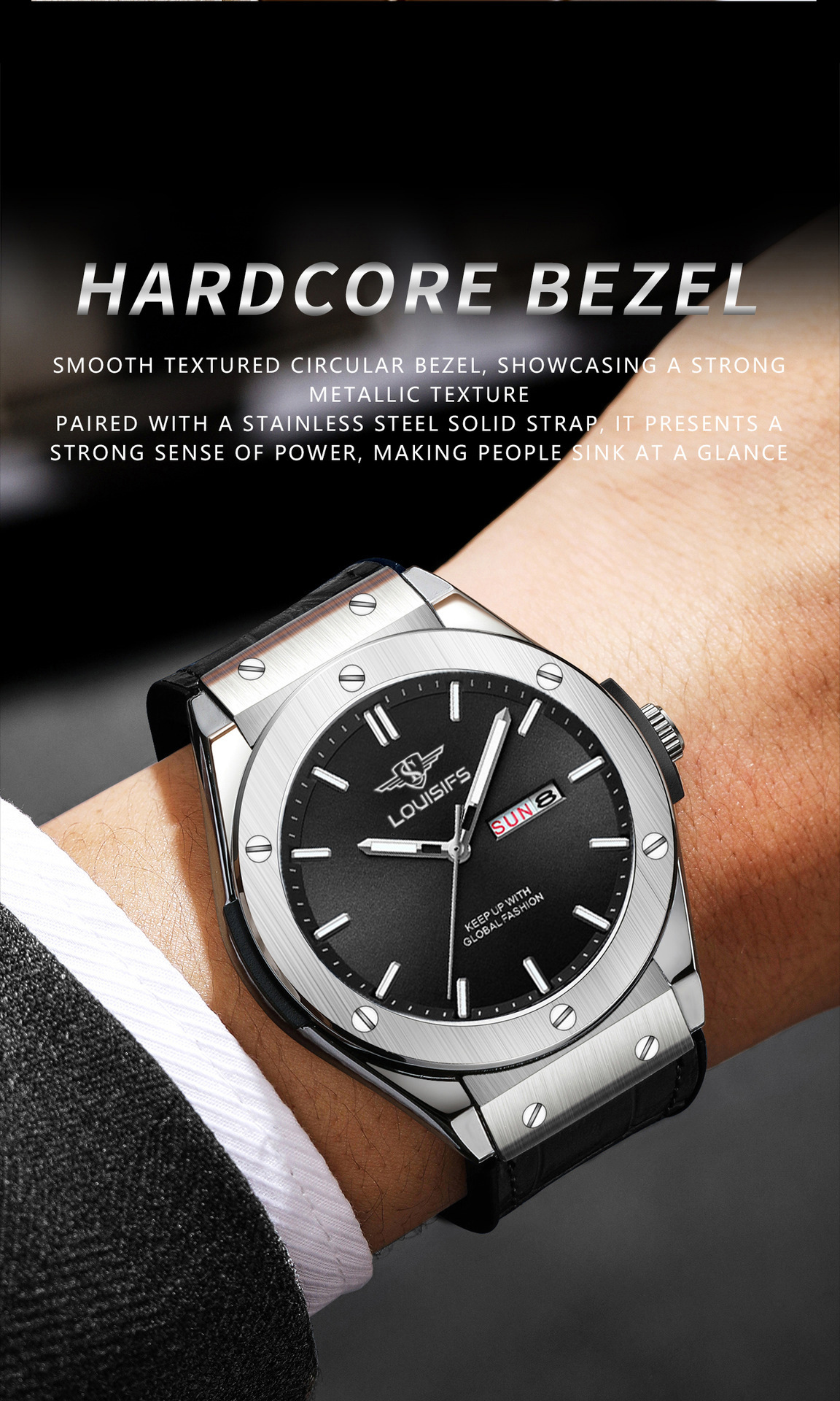 Men's Mechanical Watch Yubo Series Automatic Waterproof Fashion_voghion.com