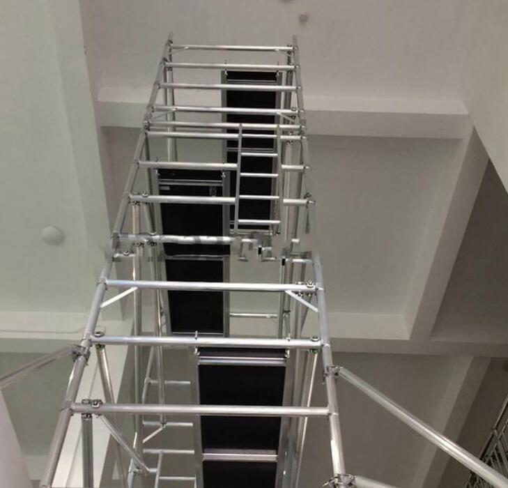 dragonstage佛山厂家外销直供快装铝合金脚手架 移动式阿里亚马逊