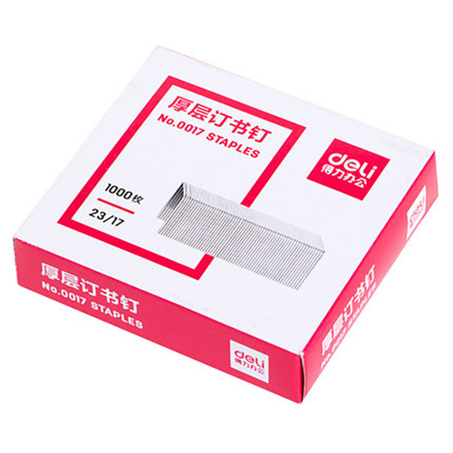 Deli 0017 thick-layer stapler 23/17 binding 130-page book needle universal thickened large heavy-duty stapler